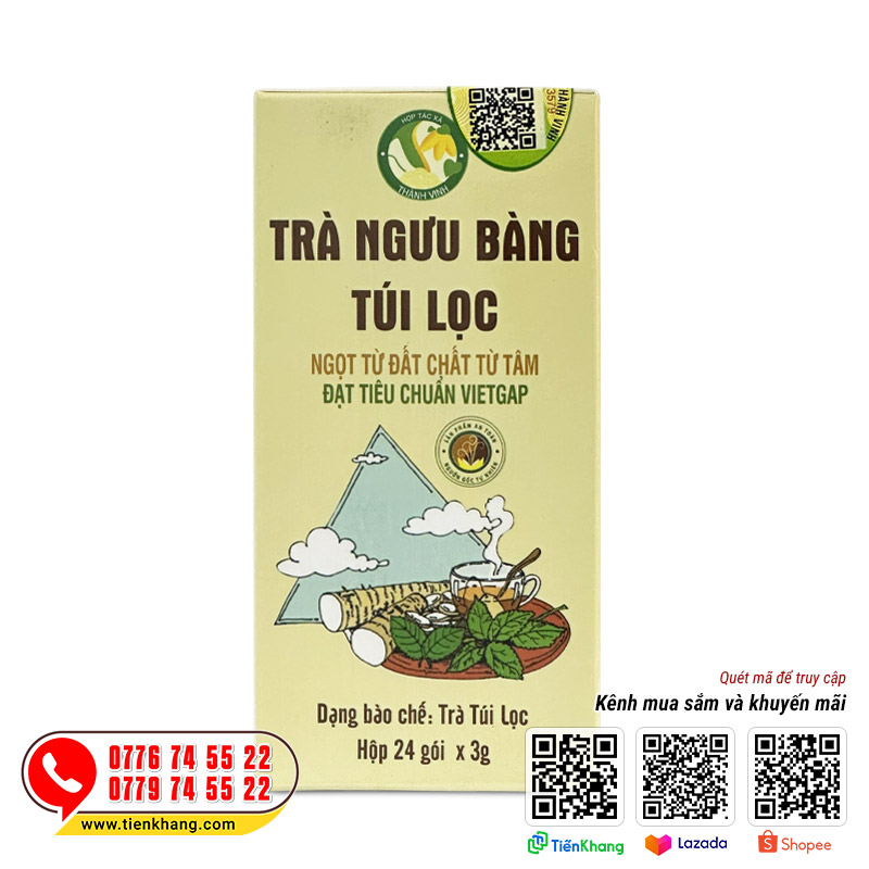 Trà ngưu bàng túi lọc Tiến Khang