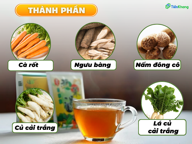 Thành phần của canh dưỡng sinh túi lọc