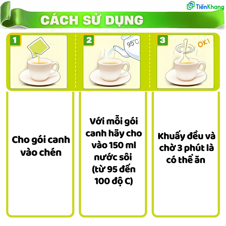 Hướng dẫn cách nấu súp miso ăn liền King Kung