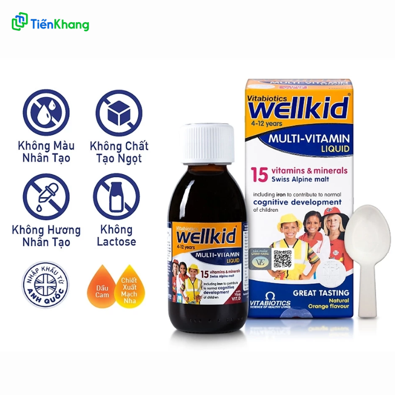 Hướng dẫn sử dụng Siro Wellkid