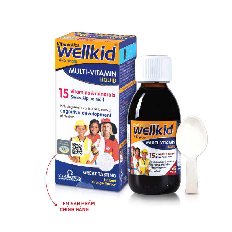 Siro Wellkid - Bổ sung vitamin tổng hợp cho trẻ