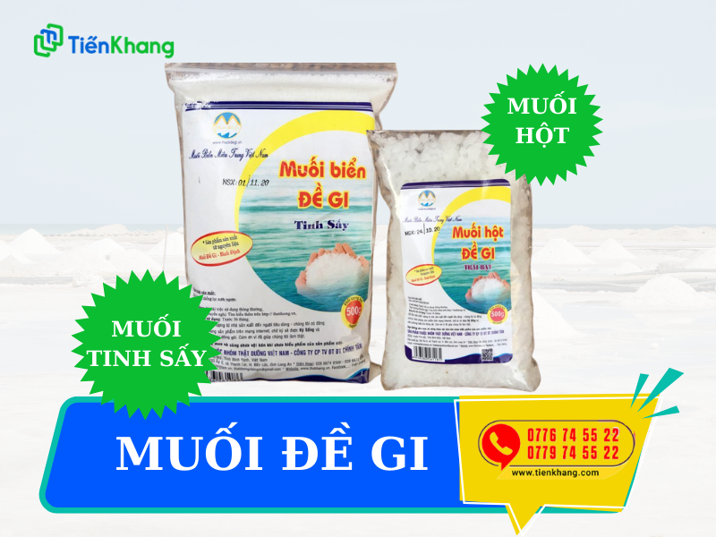 Muối Đề Gi nhiều khoáng chất