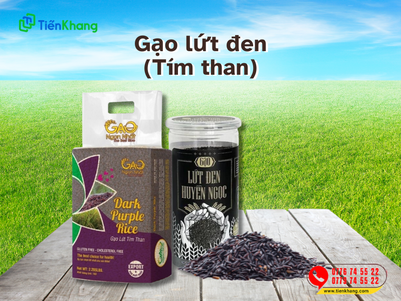 Gạo lứt đen (gạo tím than) thực dưỡng