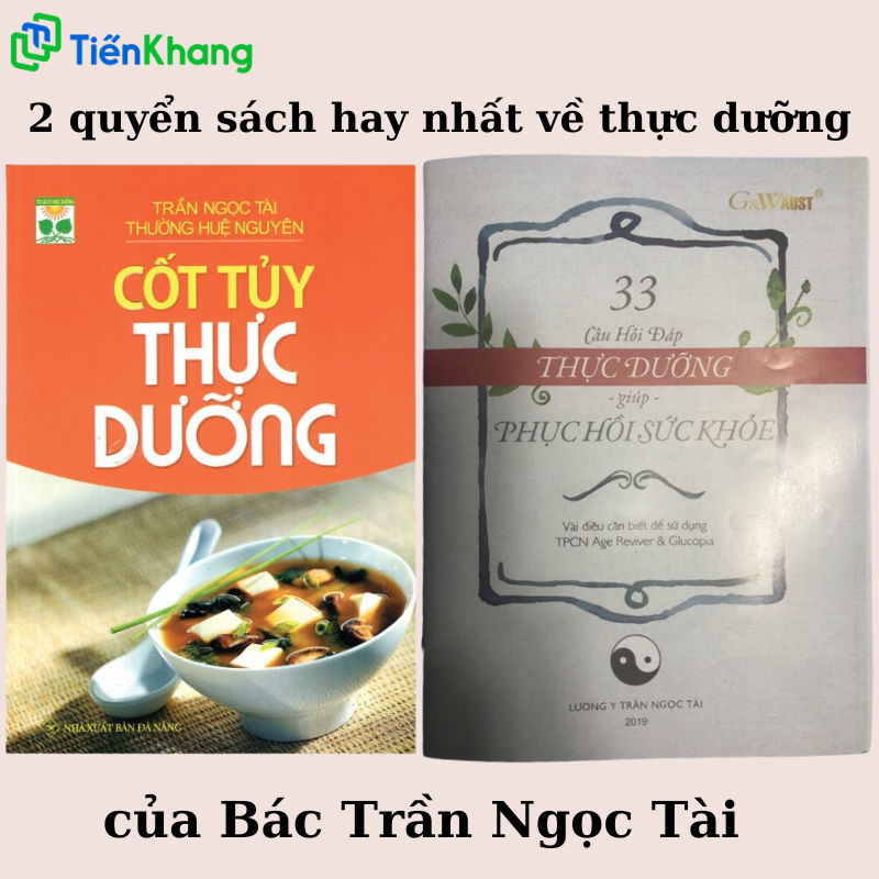 2 quyển sách thực dưỡng Bác Tài đã viết