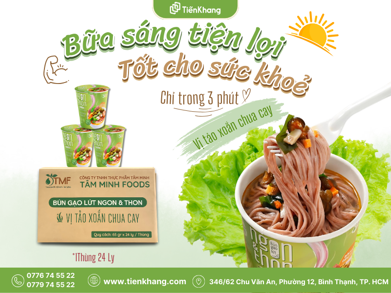 Hướng dẫn cách pha bún gạo lứt vị chua cay