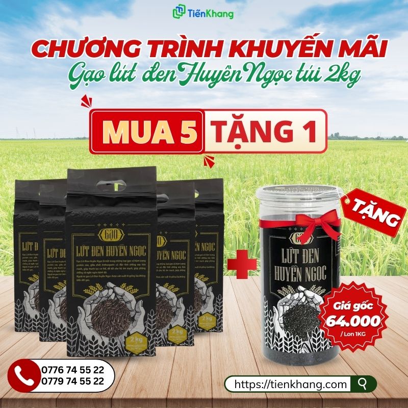 Mua 5 túi tặng 1 lon