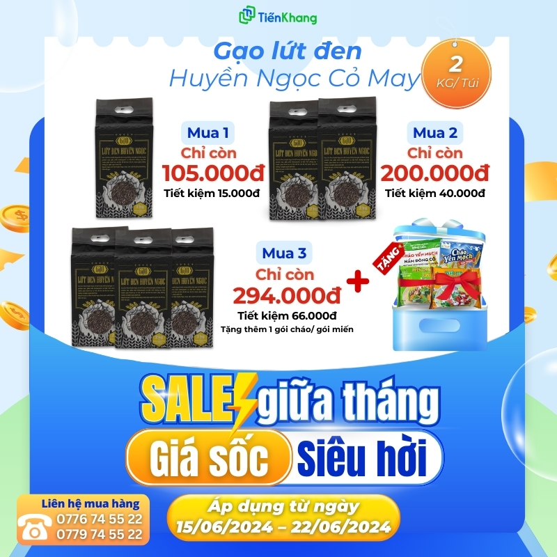 Khuyến mãi gạo Huyền Ngọc 2kg