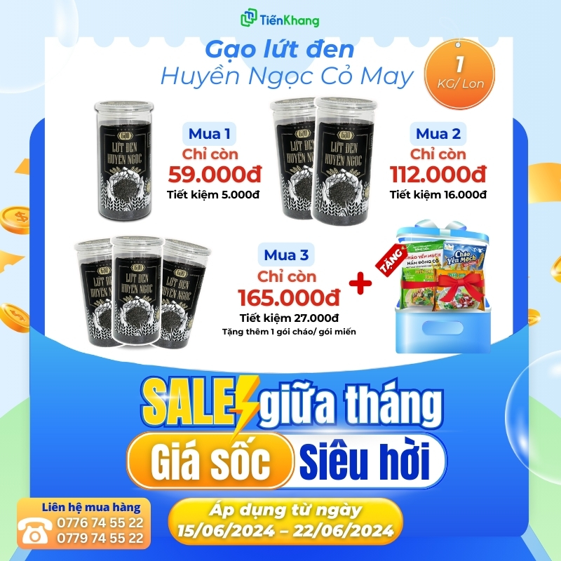 Khuyến mãi gạo Huyền Ngọc 1kg