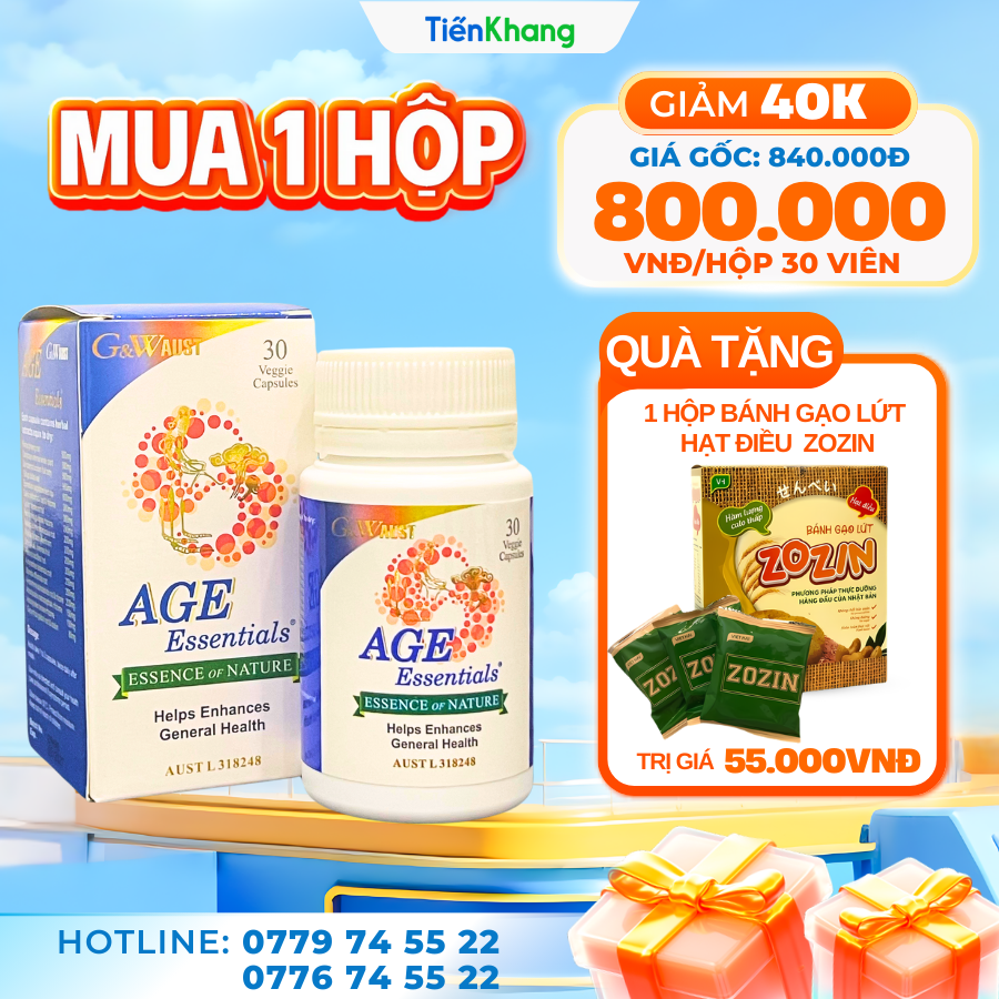 Khuyến mãi Age Essentials 11/11