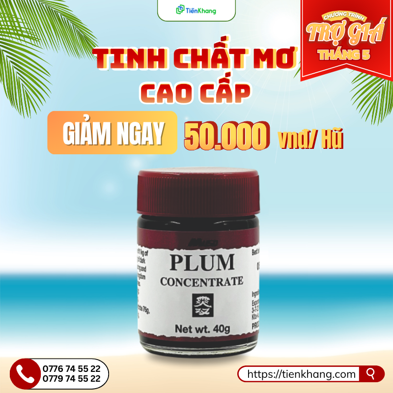 Trợ giá tinh chất mơ Nhật cao cấp